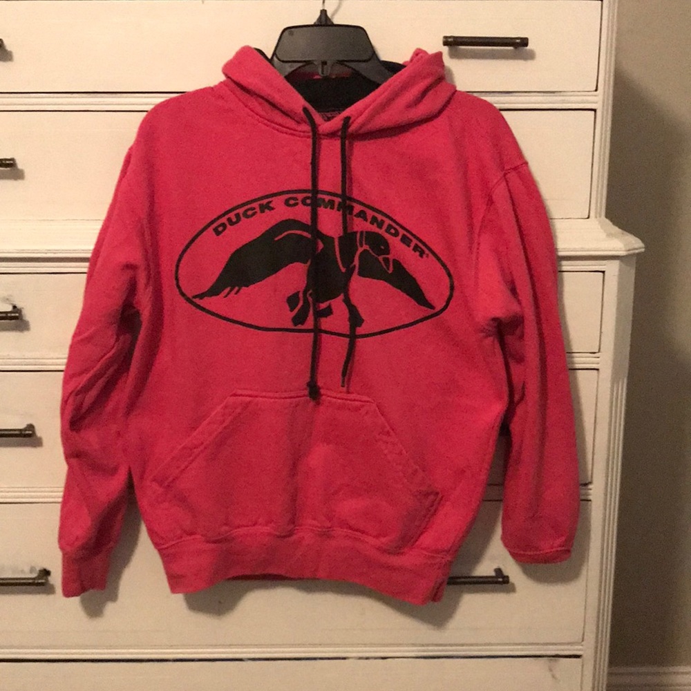 Pink Duck Commander hoodie